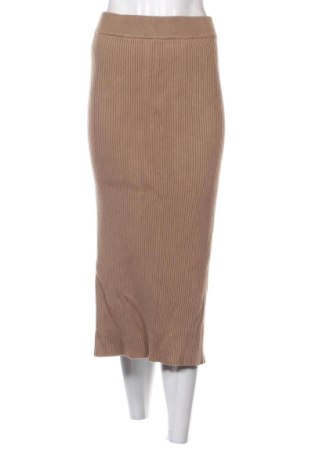 Rock H&M, Größe L, Farbe Beige, Preis 14,00 €, #137942613