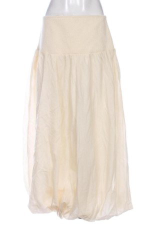 Fustă Zara, Mărime L, Culoare Ecru, Preț 85,00 Lei, #137943430