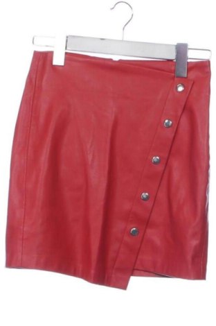 Fustă Bershka, Mărime XXS, Culoare Roșu, Preț 36,74 Lei, #137952627