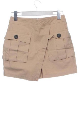 Spódnica Bershka, Rozmiar XS, Kolor Beżowy, Cena 21,17 zł, #137933027