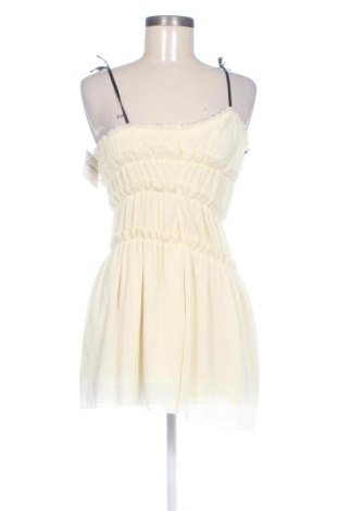 Sukienka Zara, Rozmiar S, Kolor ecru, Cena 71,97 zł, #137947867