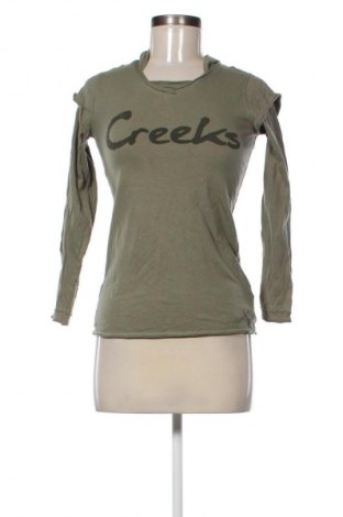 Dámská halenka Creeks, Velikost S, Barva Zelená, Cena  49,00 Kč
