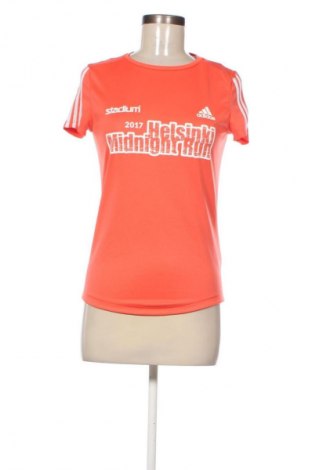 Damen T-Shirt Adidas, Größe S, Farbe Orange, Preis 10,40 €