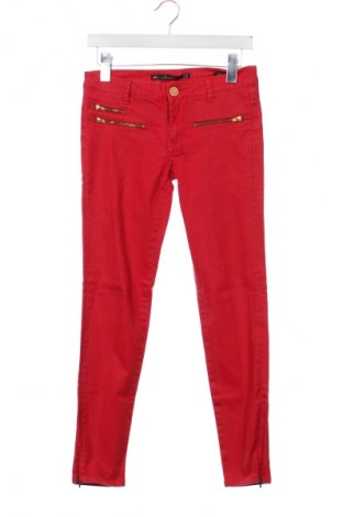 Γυναικείο Τζίν Zara, Μέγεθος S, Χρώμα Κόκκινο, Τιμή 4,99 €