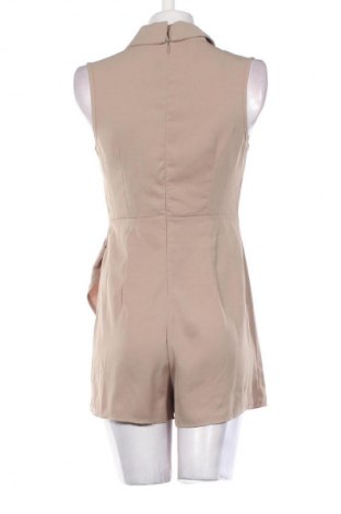 Дамски къс гащеризон Unbranded, Размер S, Цвят Бежов, Цена 16,36 €