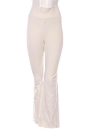 Damskie spodnie H&M Divided, Rozmiar L, Kolor ecru, Cena 16,99 zł