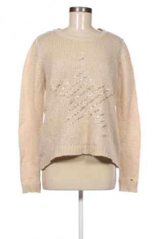 Női pulóver Hilfiger Denim, Méret M, Szín Bézs, Ár 3 149 Ft