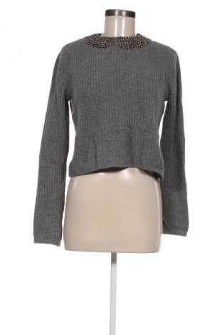 Dámský svetr Zara Knitwear, Velikost S, Barva Šedá, Cena  319,00 Kč