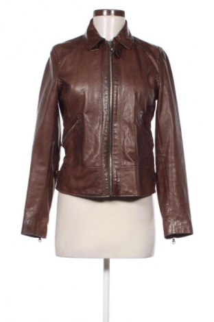 Geacă de piele pentru femei Massimo Dutti, Mărime M, Culoare Maro, Preț 370,46 Lei