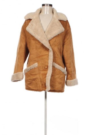 Dámský kabát  Bershka, Velikost L, Barva Hnědá, Cena  669,00 Kč