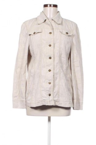 Damen Blazer Oui, Größe M, Farbe Beige, Preis 15,99 €