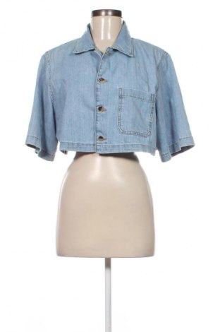 Dámská bunda  Bershka, Velikost S, Barva Modrá, Cena  249,00 Kč