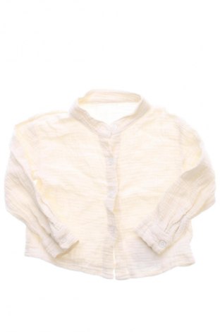 Dziecięca koszula SHEIN, Rozmiar 9-12m/ 74-80 cm, Kolor ecru, Cena 6,99 zł