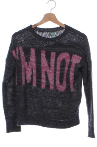 Kinderpullover United Colors Of Benetton, Größe 12-13y/ 158-164 cm, Farbe Grau, Preis 4,99 €