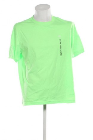 Férfi póló Calvin Klein Jeans, Méret L, Szín Zöld, Ár 5 629 Ft