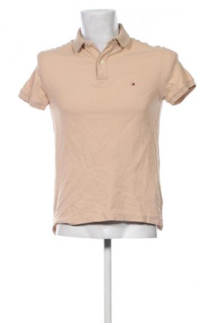 Męski T-shirt Tommy Hilfiger, Rozmiar M, Kolor Beżowy, Cena 200,99 zł