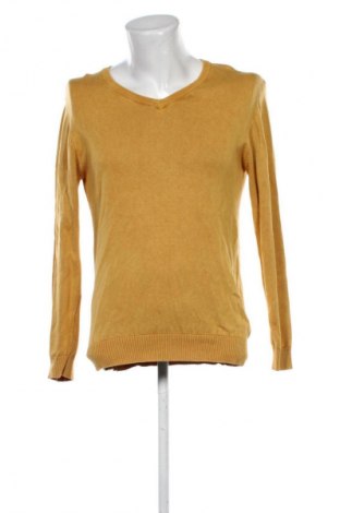 Herrenpullover Bruno Leoni, Größe M, Farbe Orange, Preis € 5,99