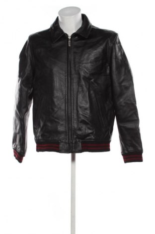 Мъжко кожено яке Chevignon, Размер XXL, Цвят Черен, Цена 153,38 €, #133903556