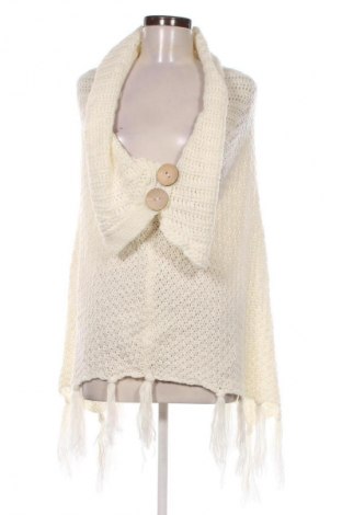 Poncho Unbranded, Mărime M, Culoare Alb, Preț 103,99 Lei, #133870322