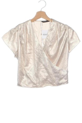 Bluzka damska Zara, Rozmiar S, Kolor Złocisty, Cena 55,04 zł, #138017265