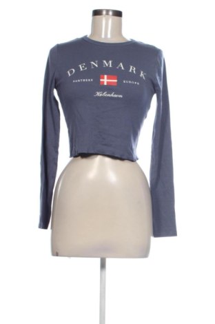 Bluză de femei Bershka, Mărime M, Culoare Albastru, Preț 36,74 Lei, #138021561
