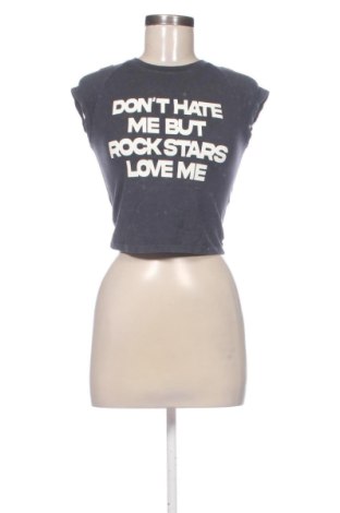 Bluză de femei Bershka, Mărime S, Culoare Albastru, Preț 31,49 Lei, #138023652