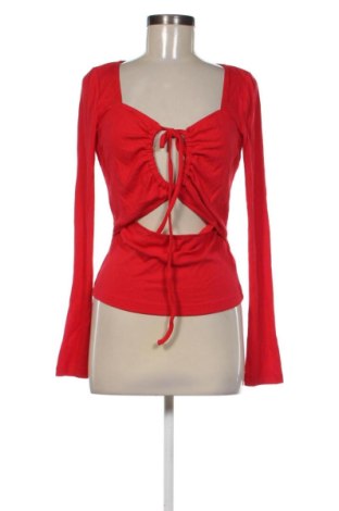Bluză de femei NA-KD, Mărime L, Culoare Roșu, Preț 134,00 Lei, #138038859