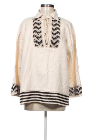 Bluză de femei Zara, Mărime S, Culoare Ecru, Preț 62,99 Lei, #138000089