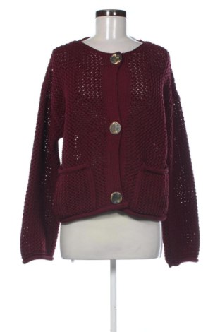 Cardigan de damă Zara, Mărime L, Culoare Roșu, Preț 73,49 Lei, #138016710