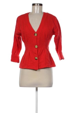 Cardigan de damă Zara, Mărime S, Culoare Roșu, Preț 73,00 Lei, #138025778