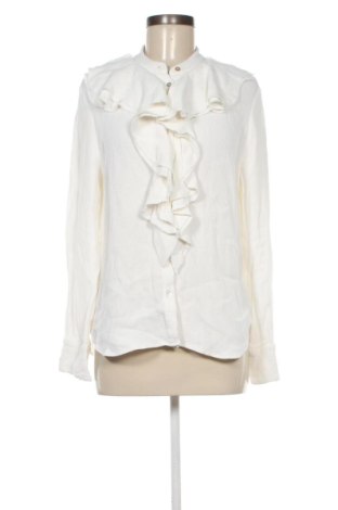 Дамска риза Massimo Dutti, Размер L, Цвят Екрю, Цена 34,86 €, #137989387