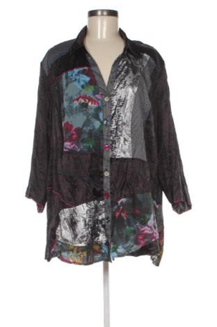 Damenbluse Ulla Popken, Größe XXL, Farbe Mehrfarbig, Preis 17,00 €, #137990844