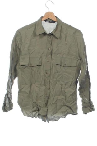 Dámská košile  Zara, Velikost XS, Barva Zelená, Cena  809,00 Kč, #138002635