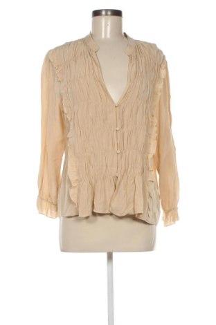 Дамска риза Zara, Размер XL, Цвят Бежов, Цена 17,53 €, #138028741