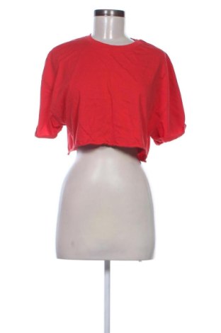 Tricou de femei Bershka, Mărime L, Culoare Roșu, Preț 52,49 Lei, #137989336