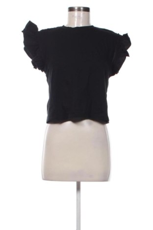 Дамска тениска Zara, Размер S, Цвят Черен, Цена 10,00 €, #137989447