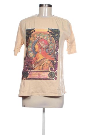 Damski T-shirt Olalook, Rozmiar M, Kolor Beżowy, Cena 38,10 zł, #137998608