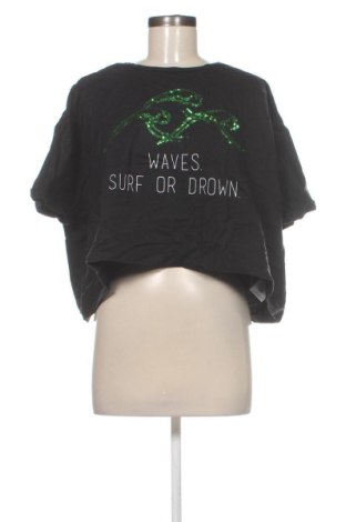 Damski T-shirt SH by Silvian Heach, Rozmiar M, Kolor Czarny, Cena 142,99 zł, #138004431