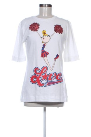 Damski T-shirt Love Moschino, Rozmiar M, Kolor Biały, Cena 177,81 zł, #138012638
