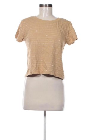 Tricou de femei Unbranded, Mărime M, Culoare Bej, Preț 43,00 Lei, #138028901