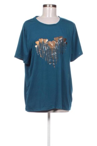 Damski T-shirt SHEIN, Rozmiar XXL, Kolor Niebieski, Cena 27,75 zł, #138031384