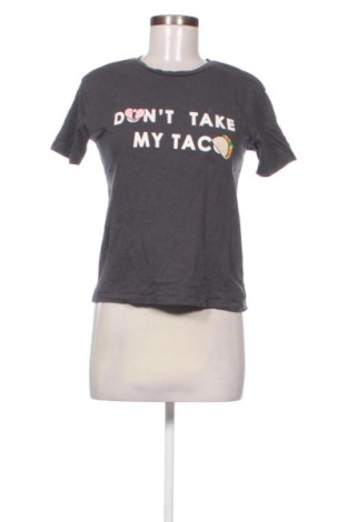 Damski T-shirt Pull&Bear, Rozmiar S, Kolor Szary, Cena 33,87 zł, #138041874