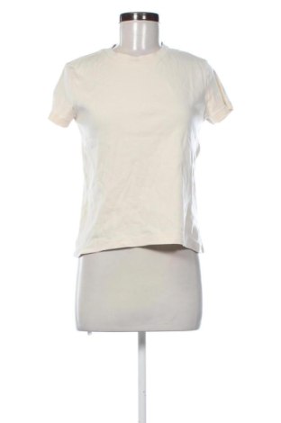 Tricou de femei Bershka, Mărime S, Culoare Ecru, Preț 49,00 Lei, #138025366