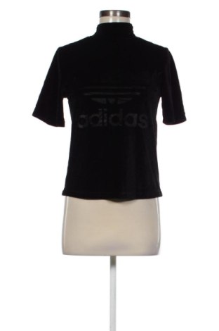 Damski T-shirt Adidas, Rozmiar XS, Kolor Czarny, Cena 62,99 zł, #138001495