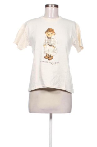 Damski T-shirt Polo Ralph Lauren, Rozmiar M, Kolor ecru, Cena 206,00 zł, #138032615