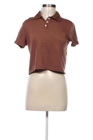 Damski T-shirt DAZY, Rozmiar S, Kolor Brązowy, Cena 33,87 zł, #138036832