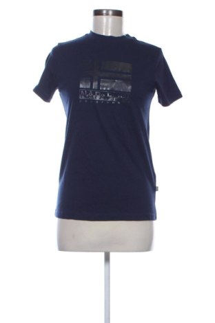 Damski T-shirt Napapijri, Rozmiar XS, Kolor Niebieski, Cena 114,31 zł, #138038060