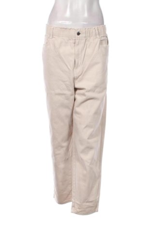 Damskie jeansy H&M, Rozmiar XXL, Kolor Beżowy, Cena 91,27 zł, #137993884