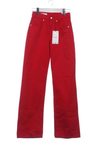 Дамски дънки Zara, Размер XXS, Цвят Червен, Цена 37,34 €, #137996805