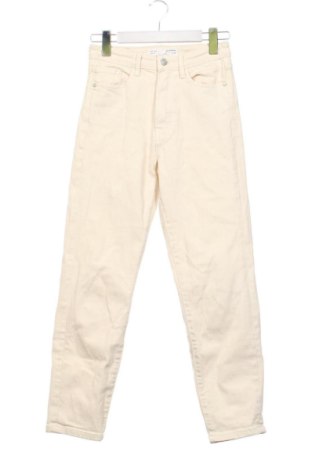 Blugi de femei Stradivarius, Mărime XS, Culoare Ecru, Preț 73,49 Lei, #138008010
